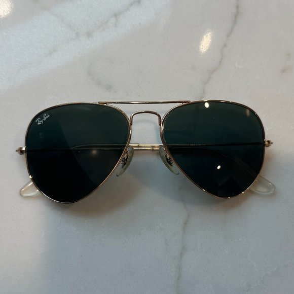 Rayban Aviator Classic Black Lenses With Case - Picture 3 of 9